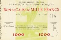 p4 from French Equatorial Africa: 1000 Francs from 1940
